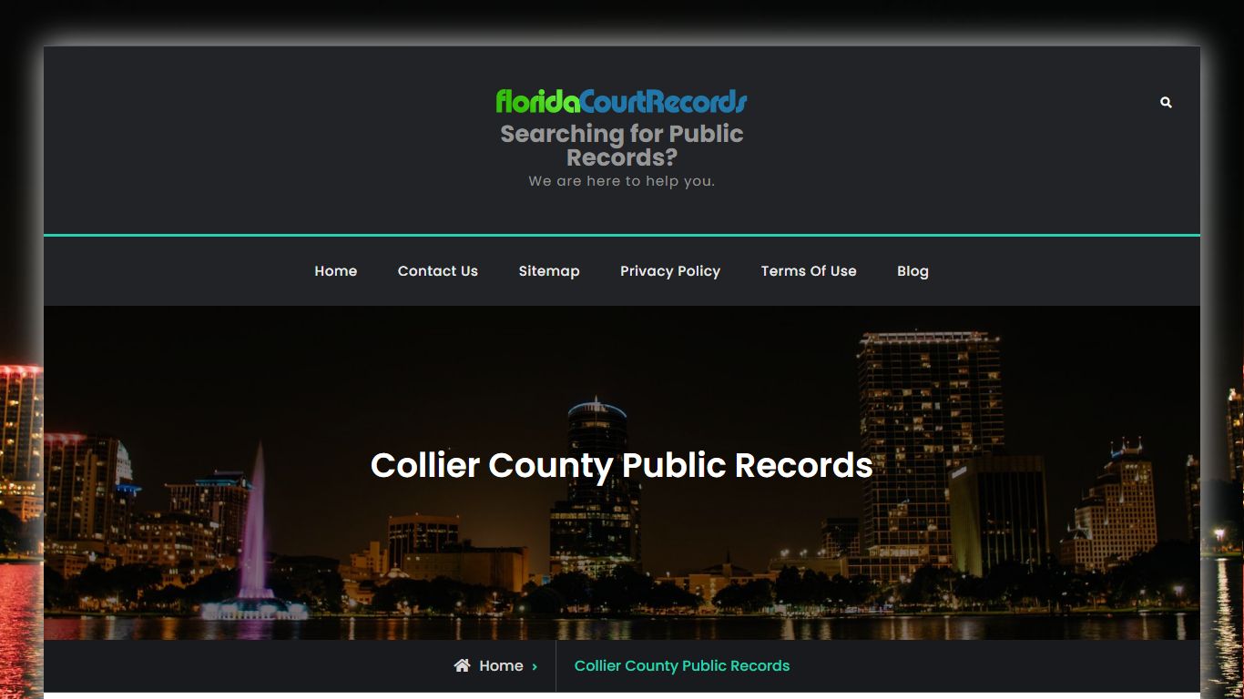 Collier County Public Records | Searching for Public Records?