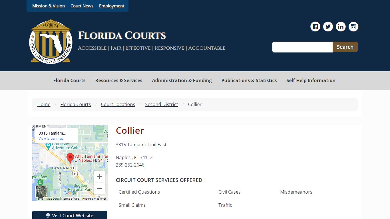 Collier - Florida Courts